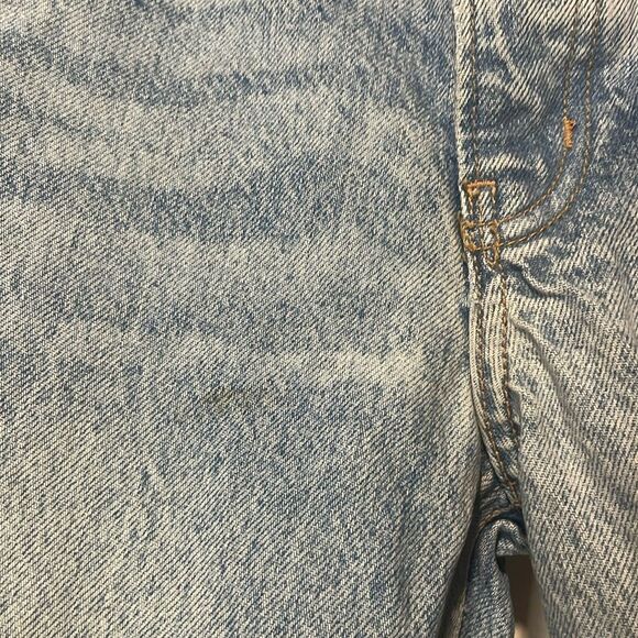 We The Free- Destroyed Distressed Straight-Leg LightWash Raw Hem Jeans- Size 25 - Picture 12 of 12